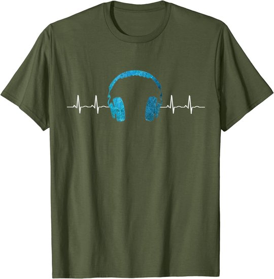 Musik Fan Heartbeat Festival Techno EDM DJ Beatmaker Gift T-Shirt
