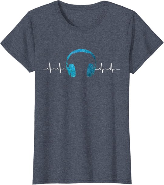 Musik Fan Heartbeat Festival Techno EDM DJ Beatmaker Gift T-Shirt