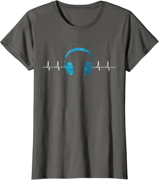 Musik Fan Heartbeat Festival Techno EDM DJ Beatmaker Gift T-Shirt