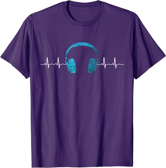 Musik Fan Heartbeat Festival Techno EDM DJ Beatmaker Gift T-Shirt