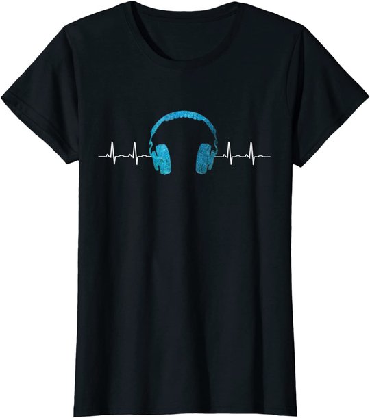 Musik Fan Heartbeat Festival Techno EDM DJ Beatmaker Gift T-Shirt