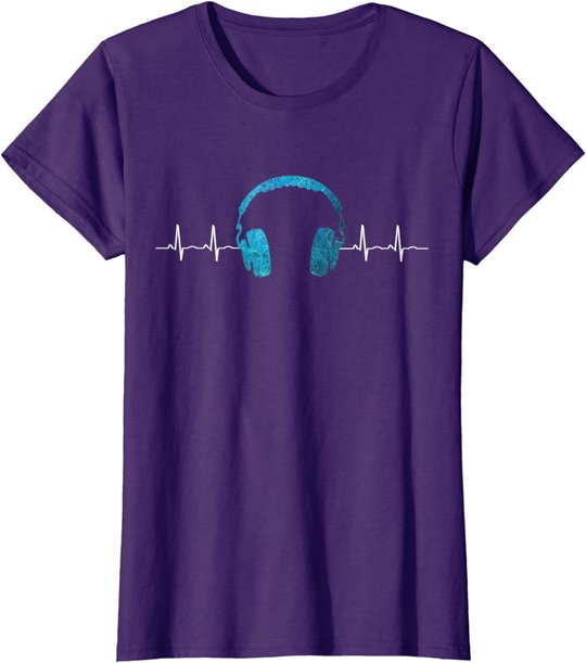 Musik Fan Heartbeat Festival Techno EDM DJ Beatmaker Gift T-Shirt