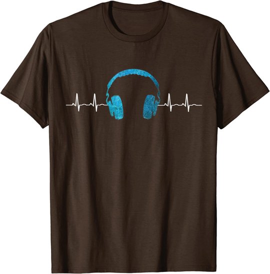 Musik Fan Heartbeat Festival Techno EDM DJ Beatmaker Gift T-Shirt