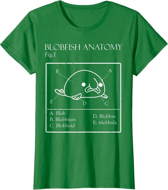 Blobby the Blobfish - Official (Blobatomy) T-Shirt