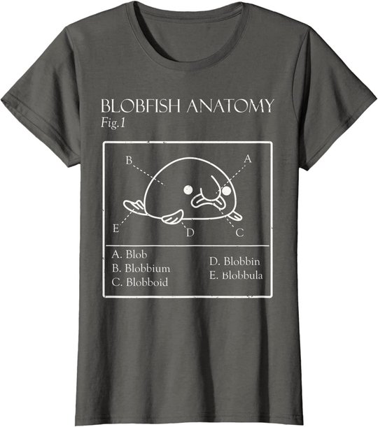Blobby the Blobfish - Official (Blobatomy) T-Shirt