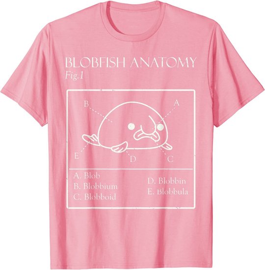 Blobby the Blobfish - Official (Blobatomy) T-Shirt