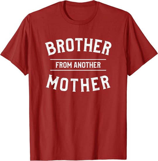 Herren Brother From Another Mother Funny Gift For A Step Brother T-Shirt