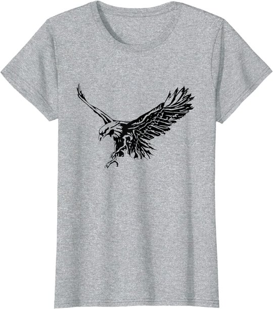 Adler Motiv Raubvogel Vögel Tiere Krallen Schnabel Design T-Shirt
