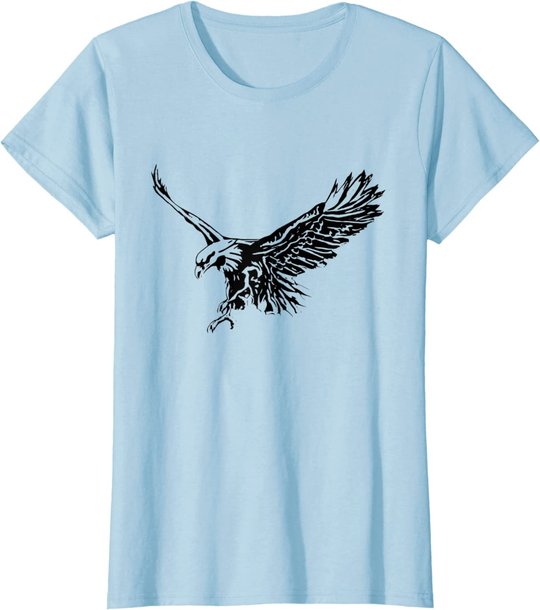 Adler Motiv Raubvogel Vögel Tiere Krallen Schnabel Design T-Shirt