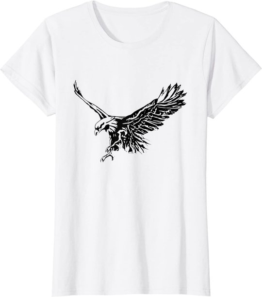 Adler Motiv Raubvogel Vögel Tiere Krallen Schnabel Design T-Shirt