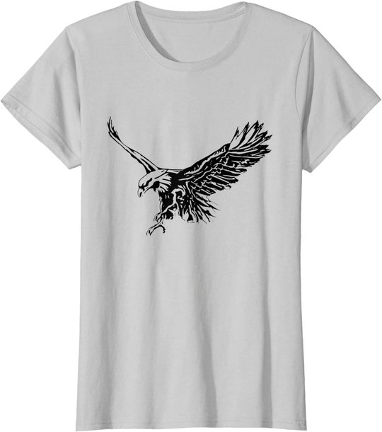 Adler Motiv Raubvogel Vögel Tiere Krallen Schnabel Design T-Shirt