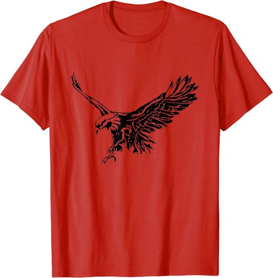 Adler Motiv Raubvogel Vögel Tiere Krallen Schnabel Design T-Shirt