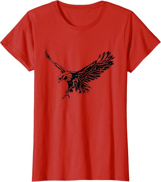 Adler Motiv Raubvogel Vögel Tiere Krallen Schnabel Design T-Shirt