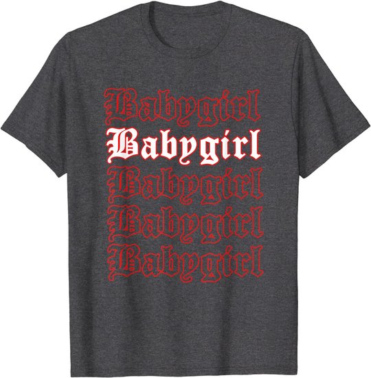 Babygirl Aesthetics Goth Style Kostume Streetwear E-Girl T-Shirt