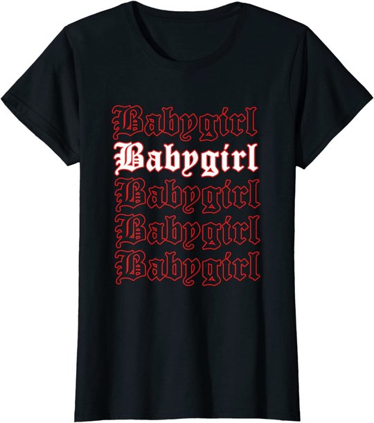 Babygirl Aesthetics Goth Style Kostume Streetwear E-Girl T-Shirt