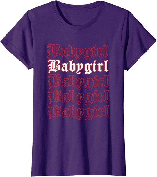 Babygirl Aesthetics Goth Style Kostume Streetwear E-Girl T-Shirt