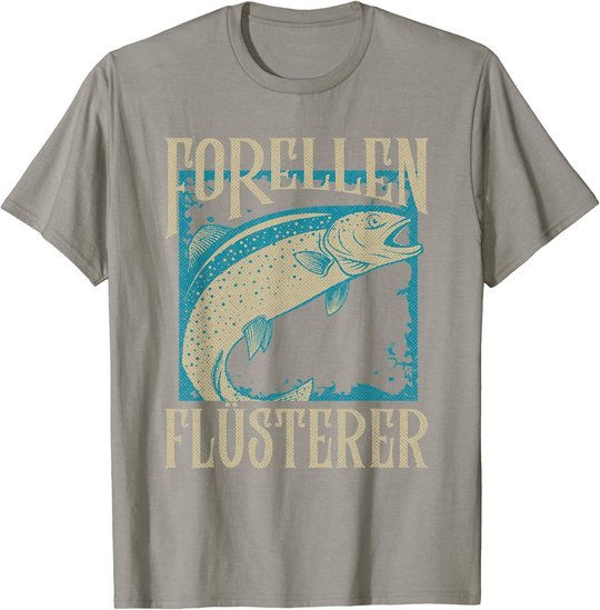 Herren Forellen Flüsterer Angler Fischer Angeln Fischen Angel Fisch T-Shirt