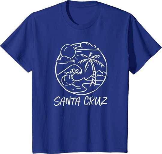Santa Cruz California Surfing Surfer vintage retro T-Shirt