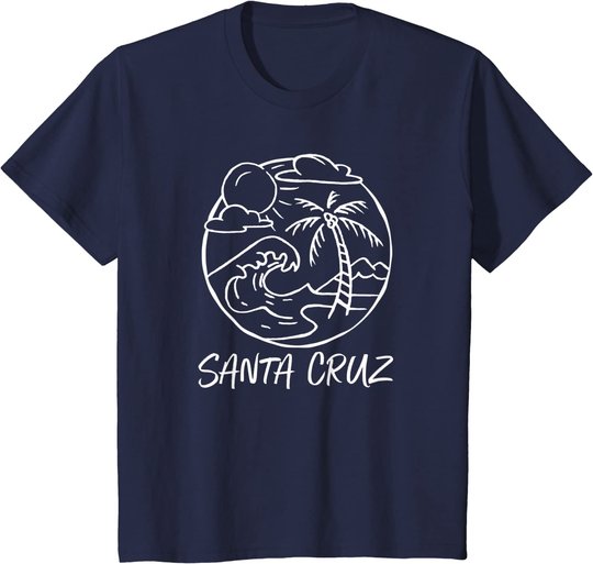 Santa Cruz California Surfing Surfer vintage retro T-Shirt