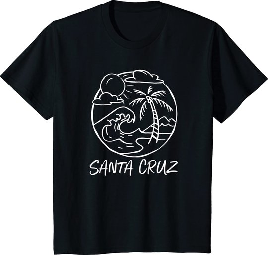Santa Cruz California Surfing Surfer vintage retro T-Shirt
