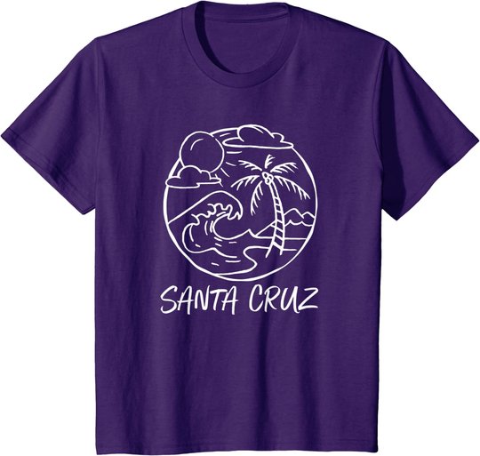 Santa Cruz California Surfing Surfer vintage retro T-Shirt