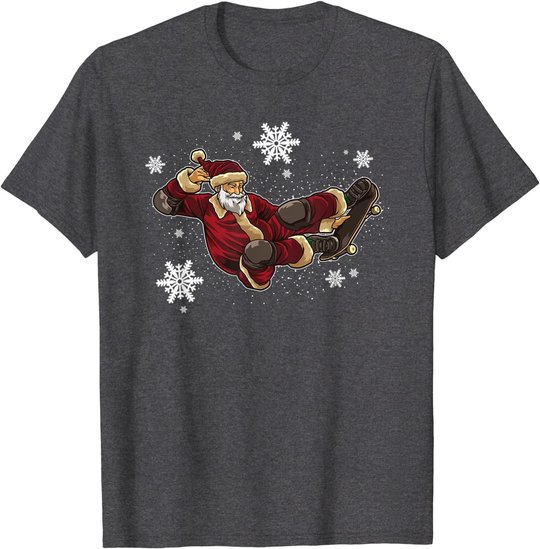 Skateboard Weihnachtsmann - Skate Trick für Weihnachten T-Shirt