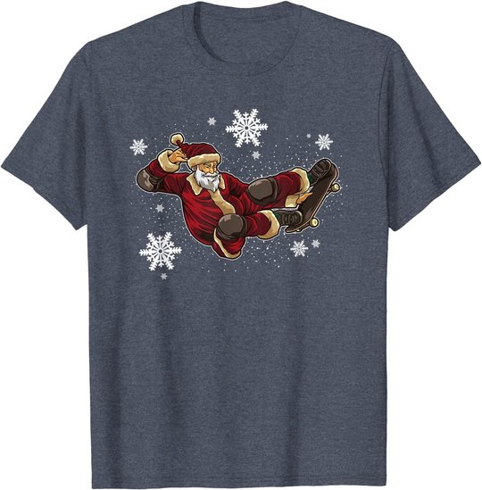 Skateboard Weihnachtsmann - Skate Trick für Weihnachten T-Shirt