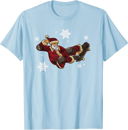 Skateboard Weihnachtsmann - Skate Trick für Weihnachten T-Shirt