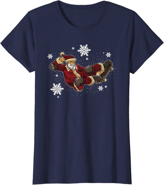 Skateboard Weihnachtsmann - Skate Trick für Weihnachten T-Shirt