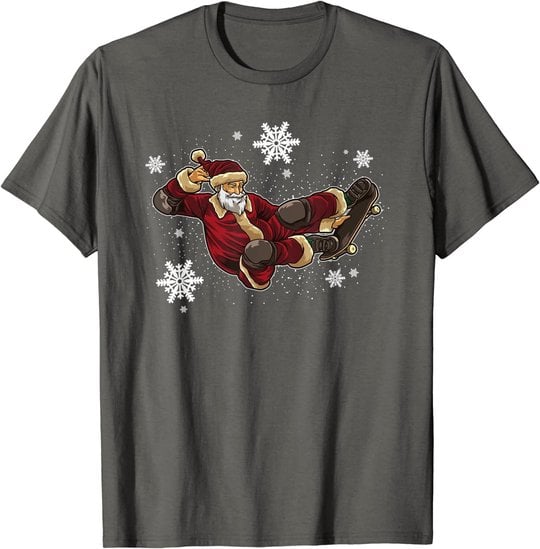 Skateboard Weihnachtsmann - Skate Trick für Weihnachten T-Shirt