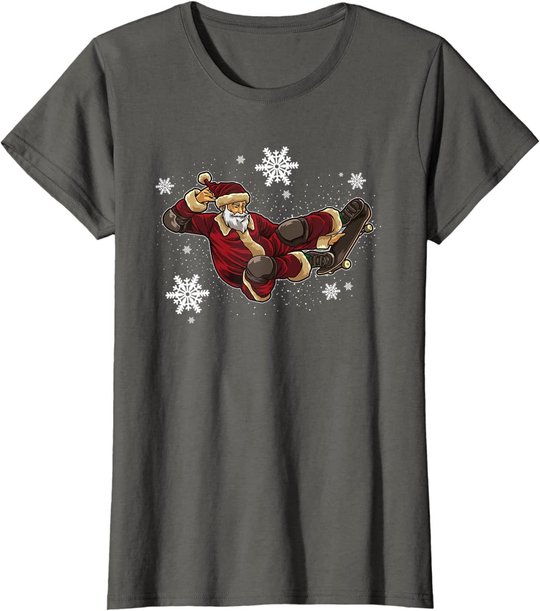 Skateboard Weihnachtsmann - Skate Trick für Weihnachten T-Shirt
