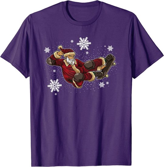 Skateboard Weihnachtsmann - Skate Trick für Weihnachten T-Shirt
