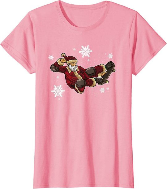 Skateboard Weihnachtsmann - Skate Trick für Weihnachten T-Shirt