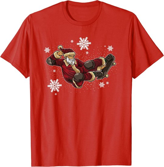 Skateboard Weihnachtsmann - Skate Trick für Weihnachten T-Shirt