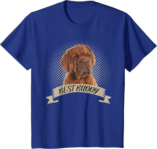 Dogue de Bordeaux Bester Freund Hundeportrait T-Shirt