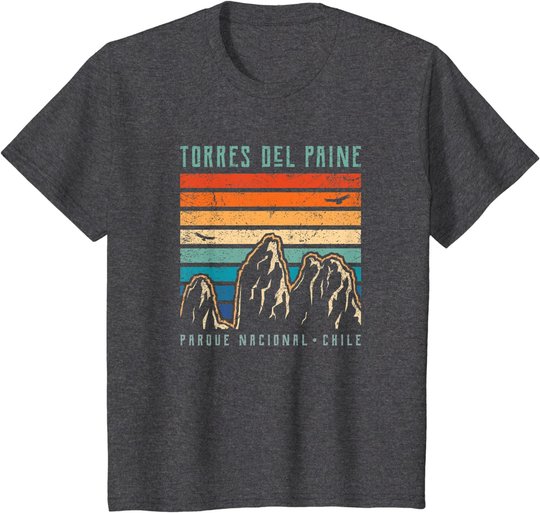 Torres del Paine | Retro Chile Berg | Anden | Mountains T-Shirt