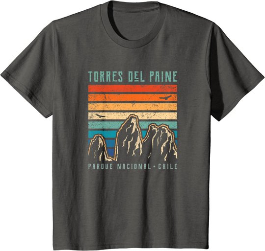 Torres del Paine | Retro Chile Berg | Anden | Mountains T-Shirt