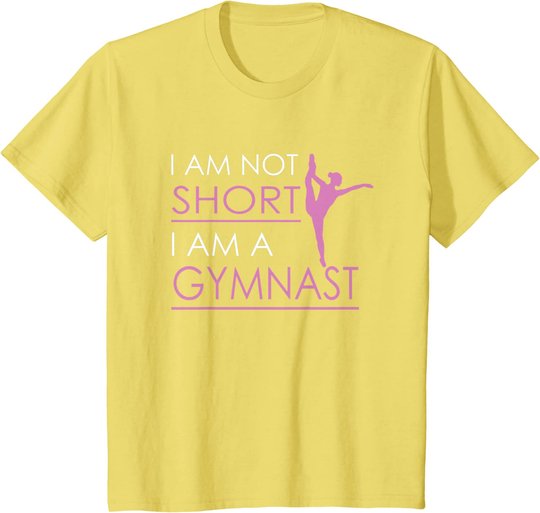 Ich bin nicht klein Ich bin eine Turnerin |Gymnastik Turnen T-Shirt