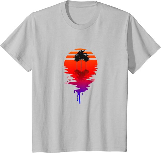 Synthwave Retro Nostalgie Sonne 90er Vaporwave Outrun T-Shirt