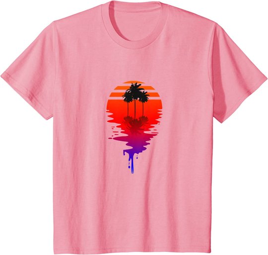 Synthwave Retro Nostalgie Sonne 90er Vaporwave Outrun T-Shirt