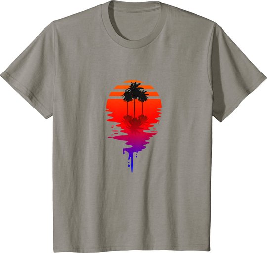 Synthwave Retro Nostalgie Sonne 90er Vaporwave Outrun T-Shirt