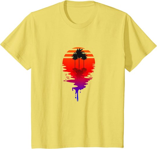 Synthwave Retro Nostalgie Sonne 90er Vaporwave Outrun T-Shirt