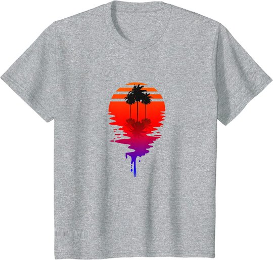 Synthwave Retro Nostalgie Sonne 90er Vaporwave Outrun T-Shirt