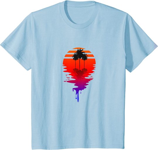 Synthwave Retro Nostalgie Sonne 90er Vaporwave Outrun T-Shirt