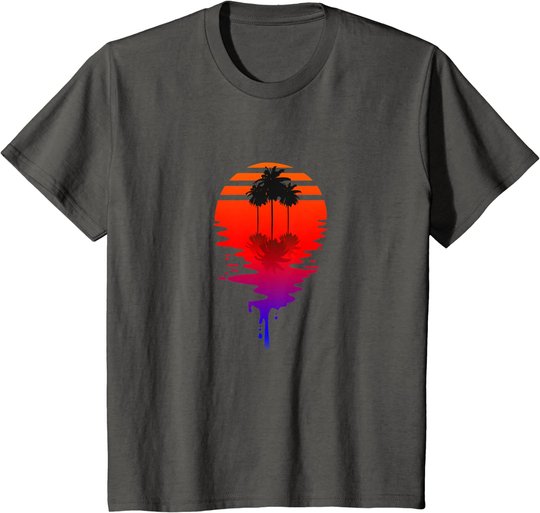 Synthwave Retro Nostalgie Sonne 90er Vaporwave Outrun T-Shirt