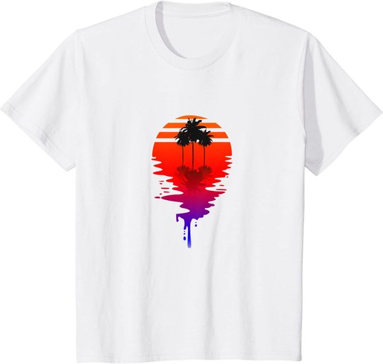 Synthwave Retro Nostalgie Sonne 90er Vaporwave Outrun T-Shirt