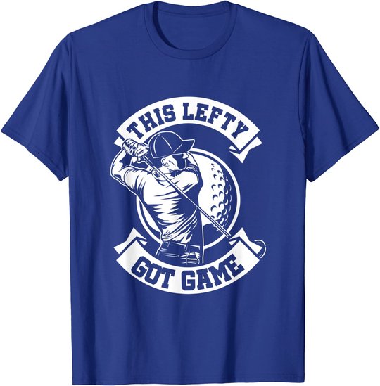 Herren Linkshänder Spieler Golf Spieler Lefty Golfspieler Geschenk T-Shirt