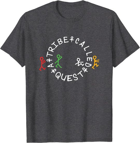 A Tribe Called Quest Official Circle Logo Grey T-Shirt