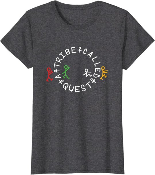 A Tribe Called Quest Official Circle Logo Grey T-Shirt