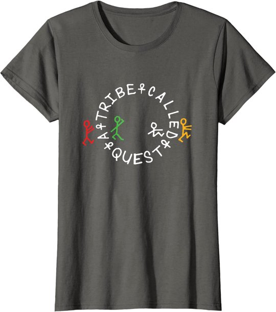 A Tribe Called Quest Official Circle Logo Grey T-Shirt